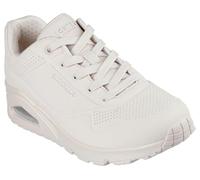 Skechers Women's Sneaker Uno Stand on Air – Off White Durabuck – UK 2