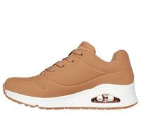 Skechers Women's Uno Stand On Air Trainers, Tan Durabuck / Mesh, 2.5 UK