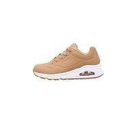 Skechers Women's Uno Stand On Air Trainers, Tan Durabuck / Mesh, 6 UK