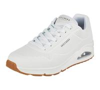 Skechers Womens UNO Stand ON AIR Trainers White White Durabuck Trim W