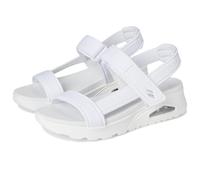 Skechers Women's UNO Summer STAND2 Sandal, White, 6 UK