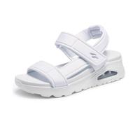 Skechers Women's UNO Summer Stand2 Sandal, White, 7 UK