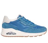 Skechers Women's UNO - Vintage Dayz Sneaker in Blue, Size 6.5 | Leather/Textile