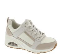 Skechers Women's Uno Wedge-Everything Nice Sneaker, Off-White, 7.5