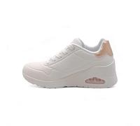 Skechers Women's Uno Wedge - HI Steps Sneaker in White, Size 6 | Synthetic/Textile