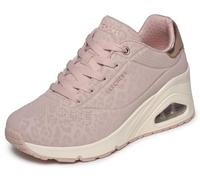 Skechers Women's Uno Wedge Safari Daze Trainers, Pink, 3 UK