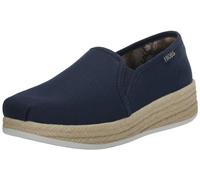 Skechers Womens Urban Highlites. Espadrille Slip On.Platform, NVY, 8.5 Navy