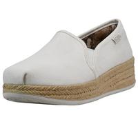 Skechers Womens Urban Highlites. Espadrille Slip On.Platform, Off-white, 6 UK