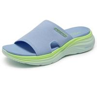 Skechers Women's Vapor Foam-Coastal Sunset Slide Sandals, Blue Multi, 6 UK