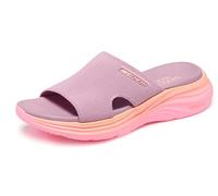Skechers Women's Vapor Foam-Coastal Sunset Slide Sandals, Mauve Multicoloured, 5 UK