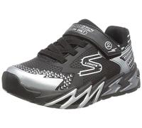 Boy's Skechers 400138L/BKSL FLEX-GLOW BOLT Boys Sport Black/Sliver - Size: UK 12.5 small kids