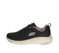Skechers Women's Vapor Foam, Black Mesh/Rose Gold Trim, 4.5 UK