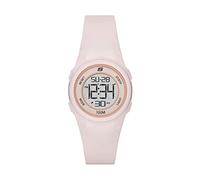 Skechers Women's Vicksburg Polycarbonate Digital Watch with Silicone Strap, Pink, 20 (Model: SR2104)