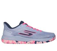Skechers Women's Viper Court Pro 2.0 Sneaker in Gray/Lavender | Synthetic/Textile, Arch Fit