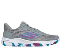 Skechers Women's Viper Court PRO 2.0 Sneaker, Gray Synthetic/Textile/Multi Trim, 6 UK