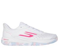 Skechers Women's Viper Court PRO 2.0 Sneaker, White Synthetic/Textile/Multi Trim, 4 UK