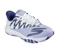 Skechers Women's Viper Court Rally Pickleball Sneaker, White/Purple, 6 UK