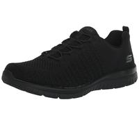 Skechers Women's Virtue 7,5 Sneaker, Black Black BBK, 4.5 UK