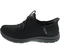 SKECHERS WOMENS SLIP INS BLACK SHOES LADIES MEMORY FOAM GO-WALK TRAINERS SLIP IN