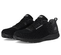 Skechers Women's Waterproof: Virtue - Dryspell Sneaker in Black/Charcoal, Size 5.5 | Textile/Synthetic, Vegan