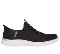 Skechers Women's Virtue Glow Sneaker, Black, 6 UK