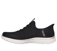 Skechers Women's Virtue Glow Sneaker, Black, 7 UK