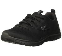 Skechers Women's Virtue Kind Favor Trainers, Black Mesh/Black Trim, 6 UK