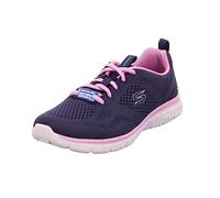 Skechers Women's Virtue Kind Favor Trainers, Navy Mesh/Lavender Trim, 5 UK