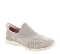 Skechers Virtue-sleek Vegan Womens Slip On Trainers in Taupe - 5 UK