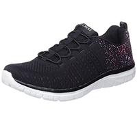 Skechers Women's Virtue Sneaker, Black Pink, 5.5 UK