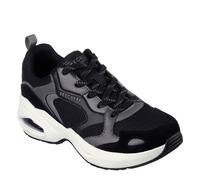 Skechers Womens W Duraleather And Suede Overlay Low Top Trainers Sneakers Sports