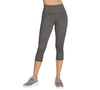 Skechers Women's Walk Go Flex High Waist Mid Calf Legging Yoga Pant, Heathered Gray, M