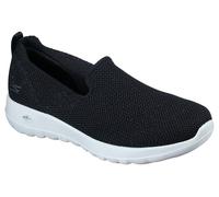 Skechers Womens Walking Sneaker, Black/White, 7.5 US