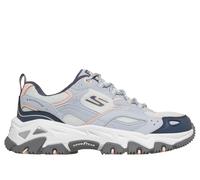 Skechers Women's Waterproof: D'Lites Hiker - Echo Lake Sneaker in Slate, Size 4 | Leather/Synthetic/Textile