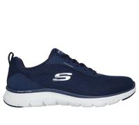 Skechers Women's Waterproof: Flex Appeal 5.0 - Fresh Trek Sneaker in Navy Blue, Size 6.5 | Textile/Synthetic, Vegan