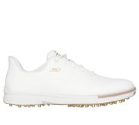 Skechers Women's Waterproof: GO GOLF Jasmine 2 GF Golf Shoes in White/Gold, Size 4 | Synthetic/Textile