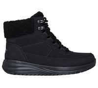 Skechers Women's Waterproof: On-The-GO Stellar - Alpine Adventure Boots in Black, Size 4 | Synthetic/Textile/Metal, Vegan