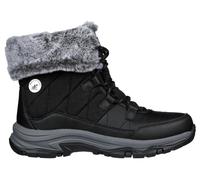 Skechers Women's Waterproof Relaxed Fit: Trego Boots in Black, Size 4.5 | Synthetic/Textile