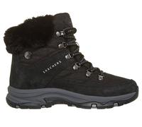 Skechers Women's Waterproof Relaxed Fit: Trego - Stormie Frost Sneaker in Black, Size 5 | Leather/Textile/Synthetic