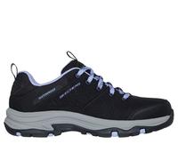 Skechers Women's Hiking Boot, Trego Trail Destiny, Waterproof Relaxed Fit, Black/Purple, UK 4