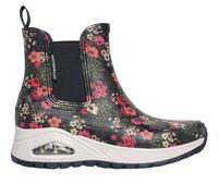 Skechers Women's Waterproof: UNO Rugged - Dancing N The Rain Boots in Black, Size 7 | Synthetic/Textile