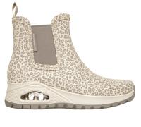 Skechers Women's Waterproof: UNO Rugged - Dancing N The Rain Boots in Leopard, Size 4 | Synthetic/Textile