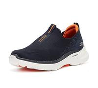 Skechers Men's Go Walk 6 Sneaker, Navy, 9.5 UK