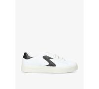 Skechers Womens White/blk Eden Lx Faux-leather Low-top Trainers Eur 41 / 8 Uk Women