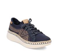 Skechers women's Wilshire Blvd-Bellevue Sneaker, Navy, 3.5 UK
