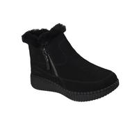 Skechers Women's Wilshire BLVD-Fresh Zip Ankle Boot, Black, 6.5 UK
