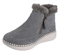 Skechers Women's Wilshire BLVD-Fresh Zip Ankle Boot, Olive, 5 UK