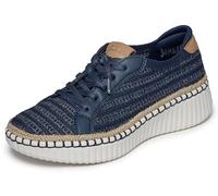 Skechers Womens Wilshire BLVD - Passion Play, Navy Silver, 6