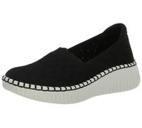 Skechers Women's Wilshire-BLVD Sneaker – Black, Textile, Vegan, Machine Washable – UK 6