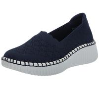 Skechers Women's Wilshire-BLVD Sneaker, Navy, 6.5 UK